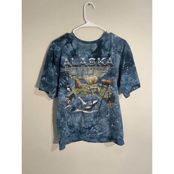 Canada Quality Goods Other - VTG Alaska The Last Frontier Tie Dye Canada Quality Goods Sealife Center Sz M